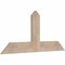 Ekena Millwork Portland Smooth Timber Gable Bracket, Douglas Fir, 48"W x 22"H x 1 1/2"D x 5 1/2"F, 11/12 Pitch GBW048X22X0206POR00SDF - alternate 4